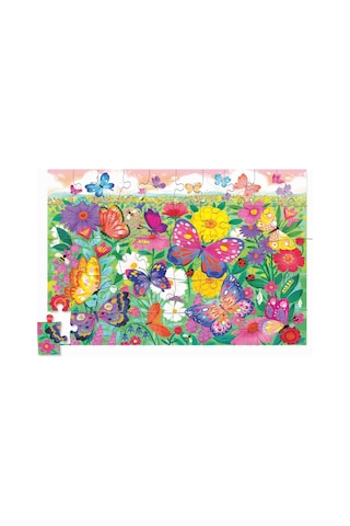 Crocodile Creek Holografik Puzzle - 50 Parça - Kelebekler