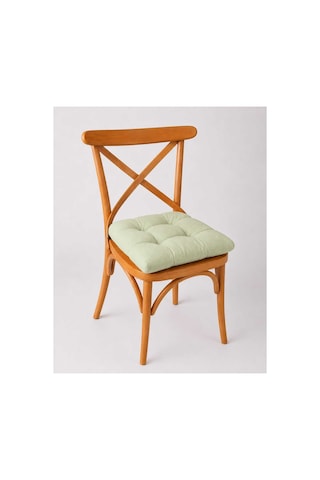 Pofidik Sandalye Minderi Özel Dikişli Bağcıklı 40x40 Cm 1 Adet Yeşil Yeşil Pofidik Sandalye Minderi Özel Dikişli Bağcıklı 40x40 Cm 1 Adet Yeşil Yeşil