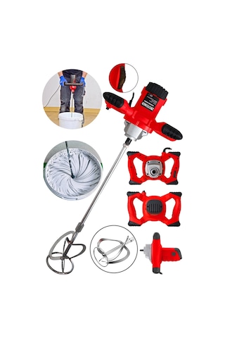 Steiner GT-RED 3000 W Bakır Sargı Alçı Boya Karıştırıcı