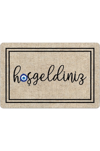 Evaşk Kapı Önü Paspası Vinil Kaymaz Tabanlı 45 X 70 Evaşkdm12067