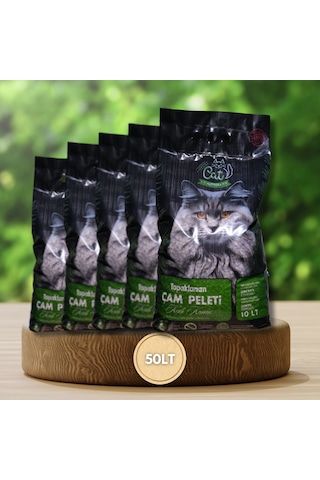 Happy Cat Litter Topaklaşan Çam Peleti 5 x 10 L
