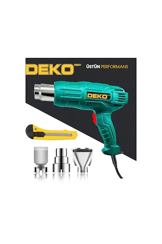 Deko Turkey DKT4200 Akım Korumalı Sıcak Hava Tabancası + Maket