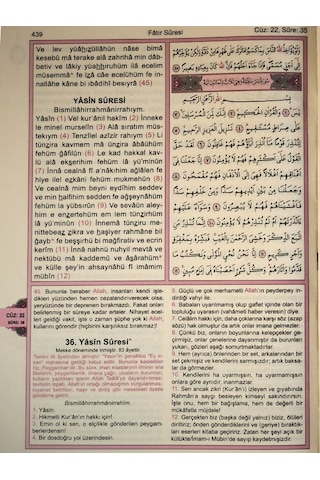 Kuranı Kerim Ve Meali Tecvidli Türkçe Okunuşu - Orta Boy - Huzur Yayınevi