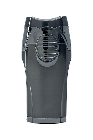Parmida Gunmetal 3 Ü 1 Arada Lüks Puro Çakmağı Entegre Punch Delici Füme