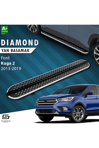 S-dizayn Ford Kuga 2 Diamond Krom Yan Basamak 183 Cm 2013-2019