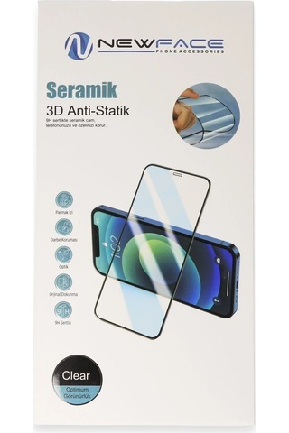 Mey İthalat Apple, Uyumlu iPhone 16 3d Antistatik Seramik Nano Ekran Koruyucu