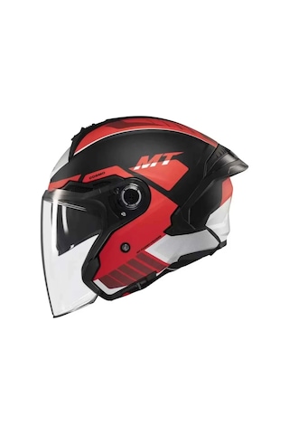 Mt Cosmo Sv Cruıser B5 Mat Kırmızı Açık Kask Kırmızı