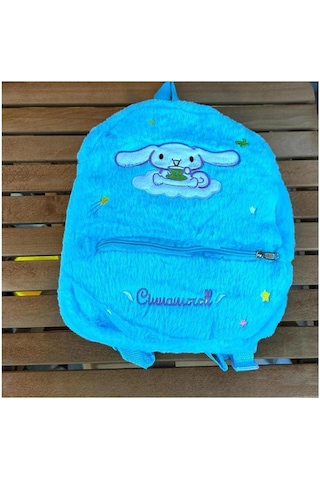 Sanrio Kawai Karrakterleri Kitty -melody -kuromi Peluş Sırt Çantası mavi