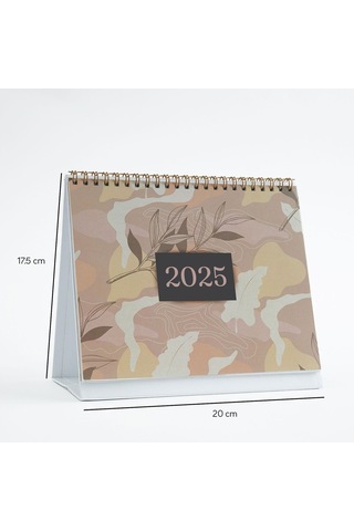 Tasarımlı 2025 Masa Takvimi