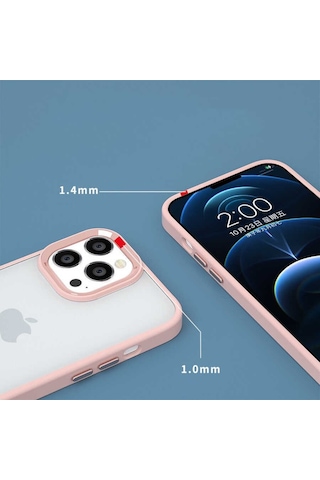 Apple Uyumlu iPhone 14 Pro Kılıf Zore Krom Kapak