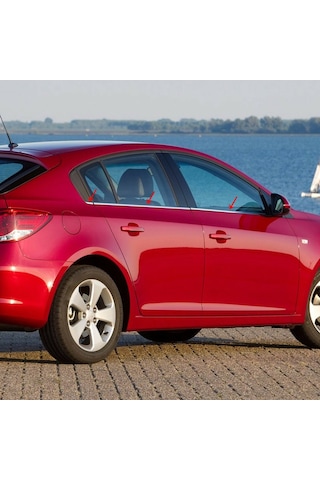 Chevrolet Cruze Hb Krom Cam Çıtası Takımı 6 Prç Paslanmaz Çelik N11.4346