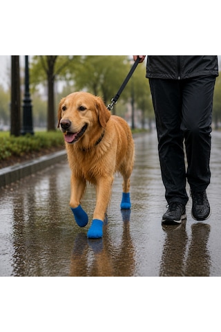 Kedi Ve Köpek Pati Bandajı - Su Geçirmez - Kendinden Yapışkanlı -