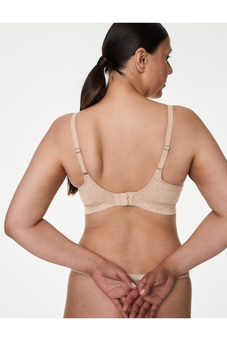 Marks & Spencer Body Soft:trade Mark: Dantel Detaylı Balensiz Pamuklu Ameliyat Sonrası Sütyeni Pembe