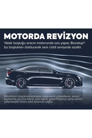 Boostup Nitro Tekli Bor Motor Yenileyici Koruyucu Onarıcı Sıvı