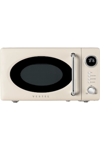 Vestel MD 20 YD Retro Bej Mikrodalga Fırın