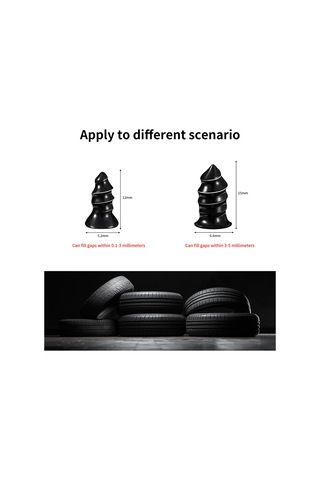 Folinda Lastik Tamir Lastik Çivileri 15küçük+15büyük Siyah Hızlı Tamir Seti Plastik Kutuda 5.2x12mm, 6.6x15mm