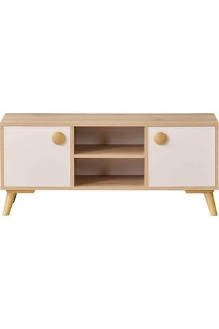 Domino 2 Kapaklı Tv Sehpası Beyaz - Safirmeşe