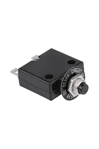 Yaozixa 10a Manuel Sıfırlama Devre Kesici, Aşırı Yük Koruyucu - Otomobil, Endüstri Ve Deniz Sanayi İçin Dayanıklı Plastik, Ac/dc Uyumlu