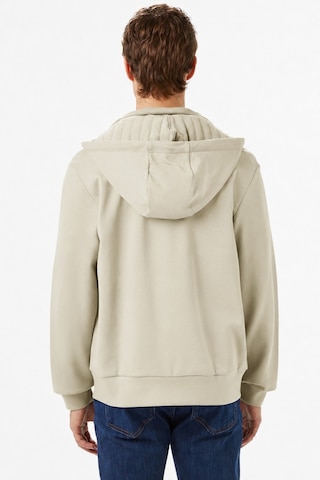 Lacoste Men's Regular Fit Mens Swshirt Çıkarılabilir Kapüşonlu Pamuklu Erkek Sweatshirt Bej