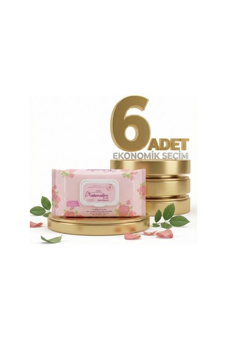 Naturalive Islak Mendil Yenidoğan ve Tüm Ciltler x 6 Paket