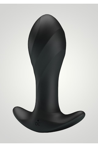 xShopum 12 Fonksiyon 10,4 Cm Titreşimli Silikon Anal Plug