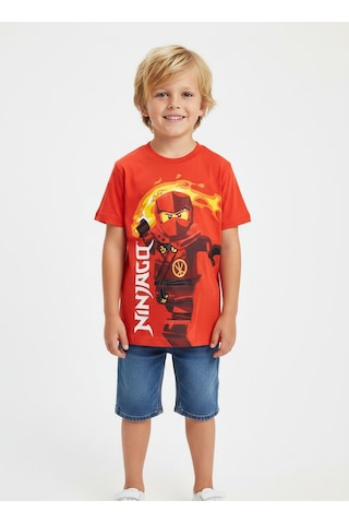 Seabubbles Ninjago Erkek Çocuk Tişört St10349 Kirmizi