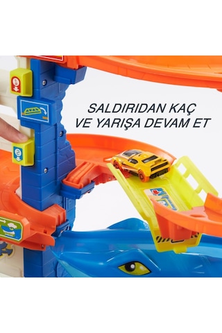 Hot Wheels Köpek Balığından Kaçış Oyun Seti Hdp06 Teşhir