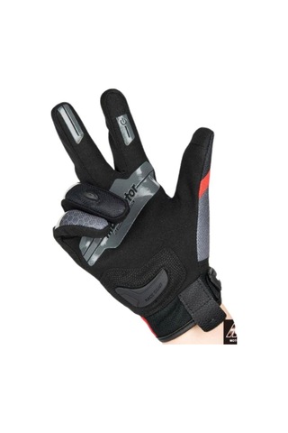 Single Sword Madmotor Mt-21 Protection Taktik Motosiklet Eldiveni Dokunmatik Kaymaz Korumalı Erkek Eldiveni Mavi