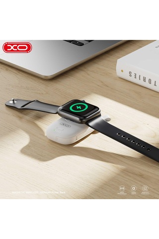 1200mah Watch Uyumlu Kablosuz Mini Powerbank Type-c Usb-a Girişli 2.5w Şarj Cihazı