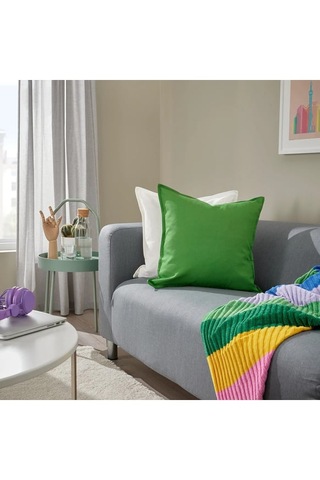 Ikea Gurlı Parlak Yeşil 50x50 Cm Kırlent Kılıfı Parlak Yeşil
