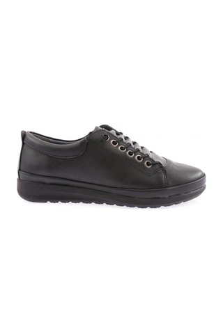 Dgn 250 Kadin Önden Bağcikli Termo Comfort Ayakkabi 250-2129-R1534 Siyah