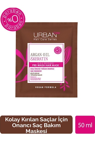 Urban Care Argan Oil ve Keratin Duş Öncesi Yoğun Onarıcı Saç Maske 50 ML