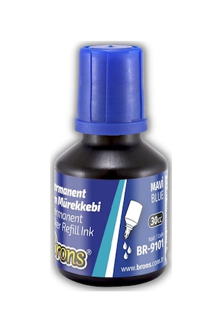 Markör Permanent Kalem Mürekkebi 30 ml 1 Adet Brons Koli Çuval Ka