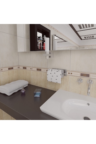 Krom Havlu Kağıtlık Rulo Askılık MC0039 Krom