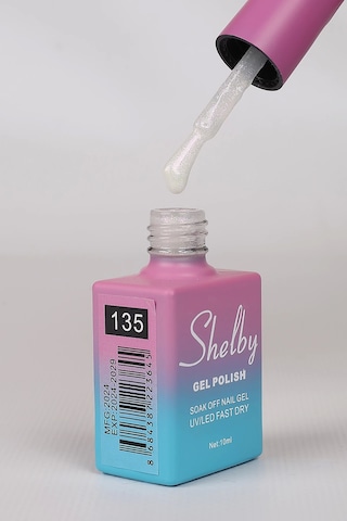 Shelby 10 Ml. A135 İnci Tozu Krom Kalıcı Oje