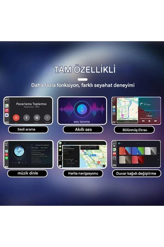 Zenvia Kablosuz Android Auto/car Play Usb Dongle Cihazı Znv2026