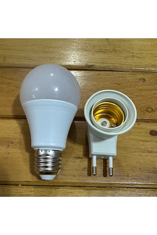 1 Adet 10w Led Apmul 1 Adet Anahtarlı Fişli Duy