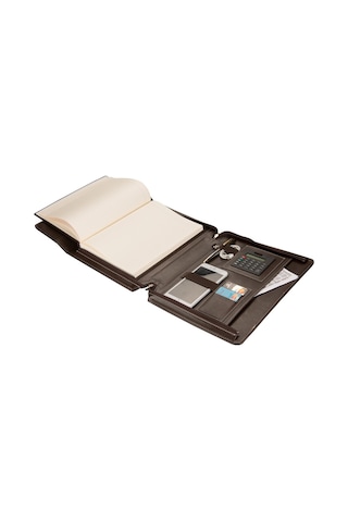 Organizer Ajanda Tarihsiz Düz 28x34.5 CM - Kahve Kahverengi
