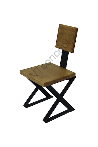 Ntconcept Ntconcept Masif Ağaç Loft Sandalye (277535432)