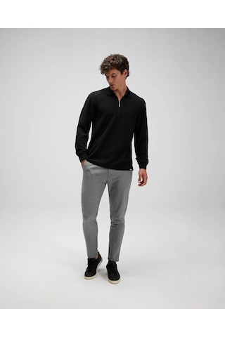 Ellesse Erkek Polo Sweatshirt Em601 Siyah