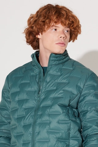 Regular Fit Normal Kesim Dik Yaka Mint Yeşili Şişme Ceket L232287300 Yeşil