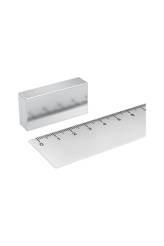 1 Adet 40X20X10 Güçlü Neodyum Mıknatıs Magnet N11.1634