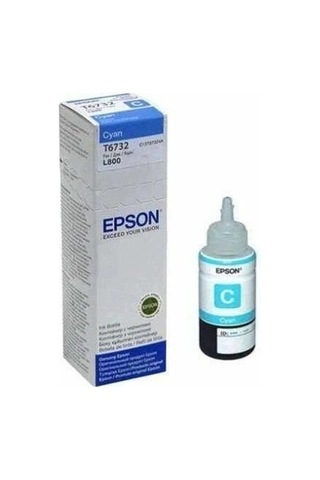 Özel Seri Epson T6732 Cyan İnkjet Mürekkep Kartuşu Görsel Ev Sıvı