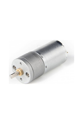 12v 5rpm Jga25-370 Redüktörlü Dc Motor Metal Dişli Yüksek Tork Kuvvet 25mm Robot Oyuncak