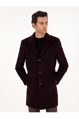 Cacharel Erkek Bordo Kaban 50292573-vr014 Kırmızı