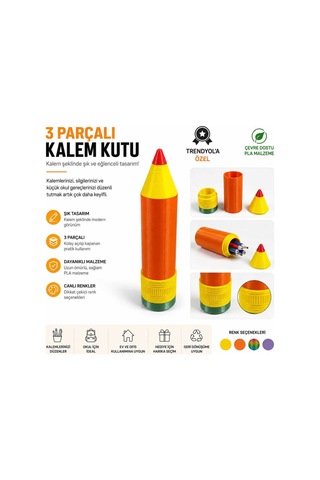 Renkli Kalemlik Turuncu - 932354995 Turuncu Renkli Kalemlik Turuncu - 932354995 Turuncu