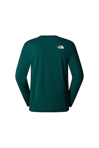 The North Face M L/s Simple Dome Tee Erkek Günlük Uzun Kollu Tişört Nf0a87qn6gı1 Yeşil Yeşil