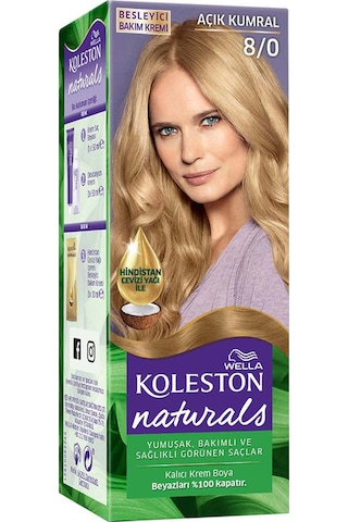 Koleston Naturals Boya 8/0 Açık Kumral