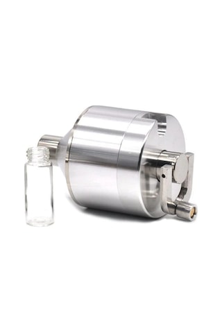 Geekyou Alüminyum Elle Baharat Değiştirici - Cam Şişeli Elekli Toz Öğütücü, Yumuşak Tozlar İçin Uygun Diğer