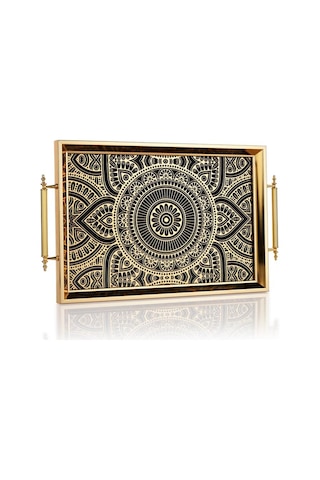 Schafer Kunst Tepsi 1 Parça-gold01 Sarı